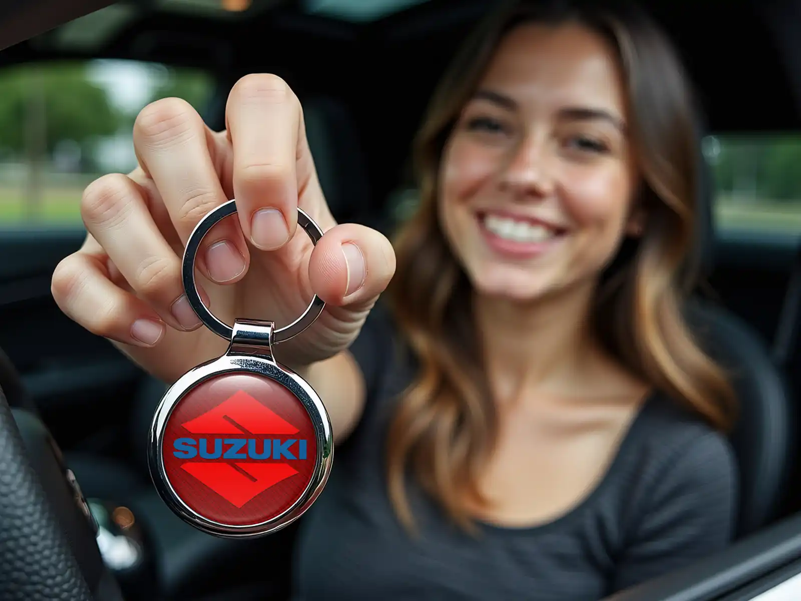 Suzuki Llaveros Brillantes Máx Metal Elegante
